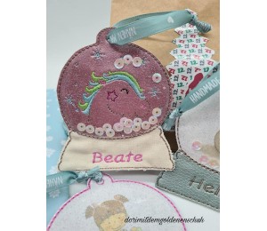 Stickserie ITH - Schneekugel Vol. 2